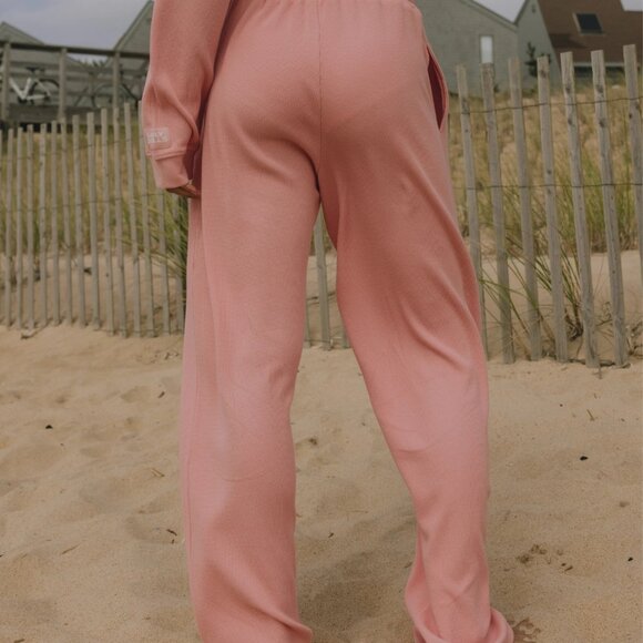 Daily Drills Thermal Resort Pants NWT Dusty Rose M/L - Picture 3 of 7